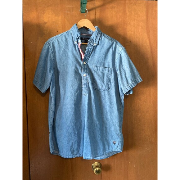 NWOT Cremieux Men’s Denim Shirt. Size Large - Picture 1 of 2